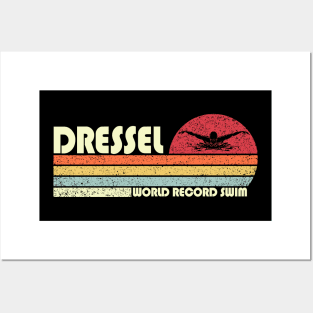 Vintage Dressel US Swimming Team World Record Swim 2021 Posters and Art